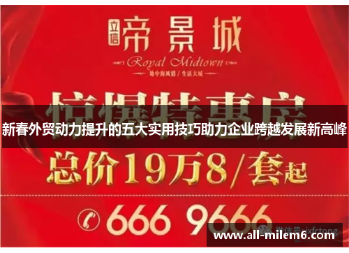 新春外贸动力提升的五大实用技巧助力企业跨越发展新高峰